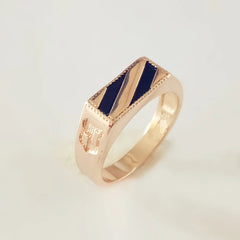 New Fashion 585 Gold Color Women Men Ring Jewelry Factory Direct Hot Selling Office Finger Rings