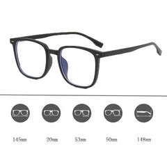 Ladies Fashion Myopia Glasses Men Women Blue Light Blocking Transparent Prescription Eyewear Unisex Minus Diopter Eyeglasses