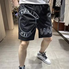 Male Short Pants Board Mesh Men's Shorts Running Sports Quick Dry Swim Stylish Fit With Trend Popular Cortos Casual Fashion