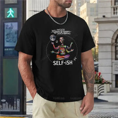 Selfish Self-ish Will Wood T-Shirt cute tops graphic t shirts workout shirts for men black cotton mens t-shirt