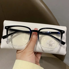 Ladies Fashion Myopia Glasses Men Women Blue Light Blocking Transparent Prescription Eyewear Unisex Minus Diopter Eyeglasses