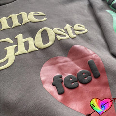 3D Foam Print Heavy Fabric Kanye West Hoodies Men Women 1:1 Lucky Me I See Ghosts Hoodie Kids See Ghosts Hooded Ye Sweatshirts