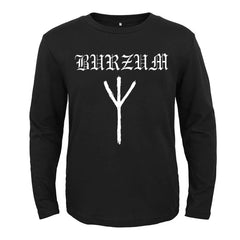 Burzum Heavy Mental Band Printed T-shirt Mens Long Sleeve Tshirt Music Graphic Tee-shirt Streetwear Oversized T Shirts