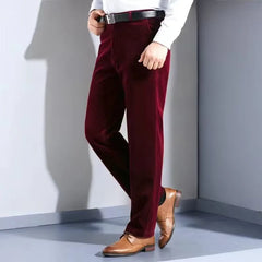 Corduroy pants loose joggers middle-aged men dad installed in autumn and winter  men's casual Trousers for men streetwear