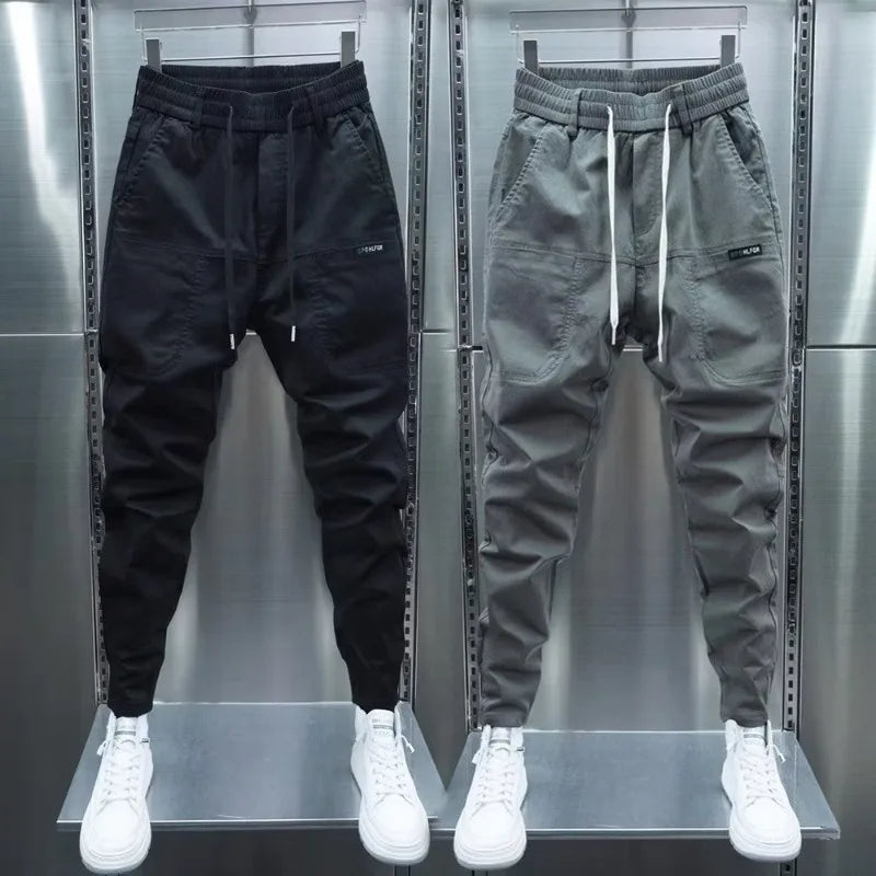 Spring Autumn Men's Trousers  Fashion Streetwear Joggers Pants Men Casual Men Clothing Elastic Waist Sweatpants Men