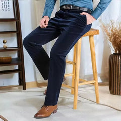 Corduroy pants loose joggers middle-aged men dad installed in autumn and winter  men's casual Trousers for men streetwear