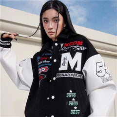 Men's embroidered American Y2K retro baseball uniform jacket couple models spring and autumn European and American trends