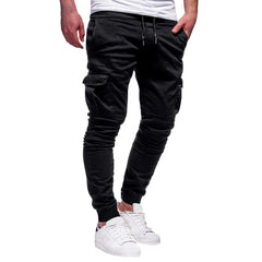 Casual Men Pants Fashion Big Pocket Hip Hop Harem Pants Quality Outwear Sweatpants Soft Mens Joggers Men's Trousers Pantalones