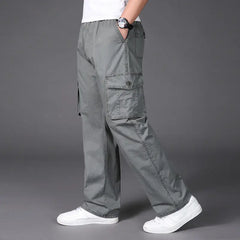 Summer Cargo Pants New Men's Brand Men's Sweatpants Military Style Pants Men's Pants Mens Fashion Pure Cotton