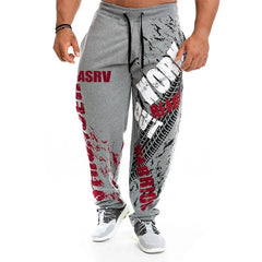 77City Killer Training Pants Men Cotton Soft Bodybuilding Joggers Male Running Sweatpants Harem Trousers Loose Sport Pants M-3XL